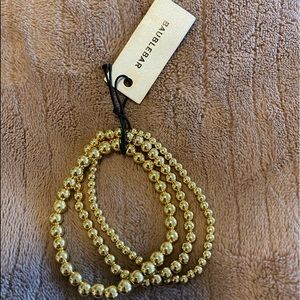 NWT Bauble bar Pisa gold bracelet set of 3
